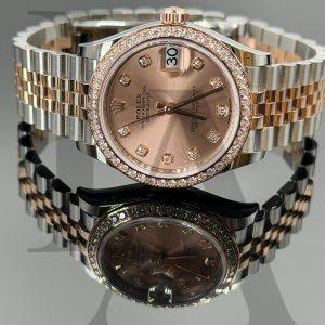 ROLEX | Datejust 31 | 278381rbr-0024 | Rosé-colour set with diamonds