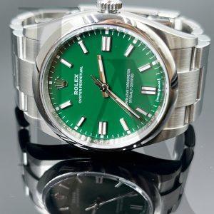 Rolex Oyster Perpetual 36 | 126000-0005 | 綠色錶面