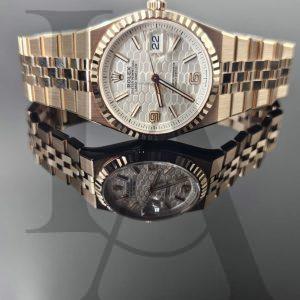 Rolex Land-Dweller 36 | 127235-0001 | White, Honeycomb motif